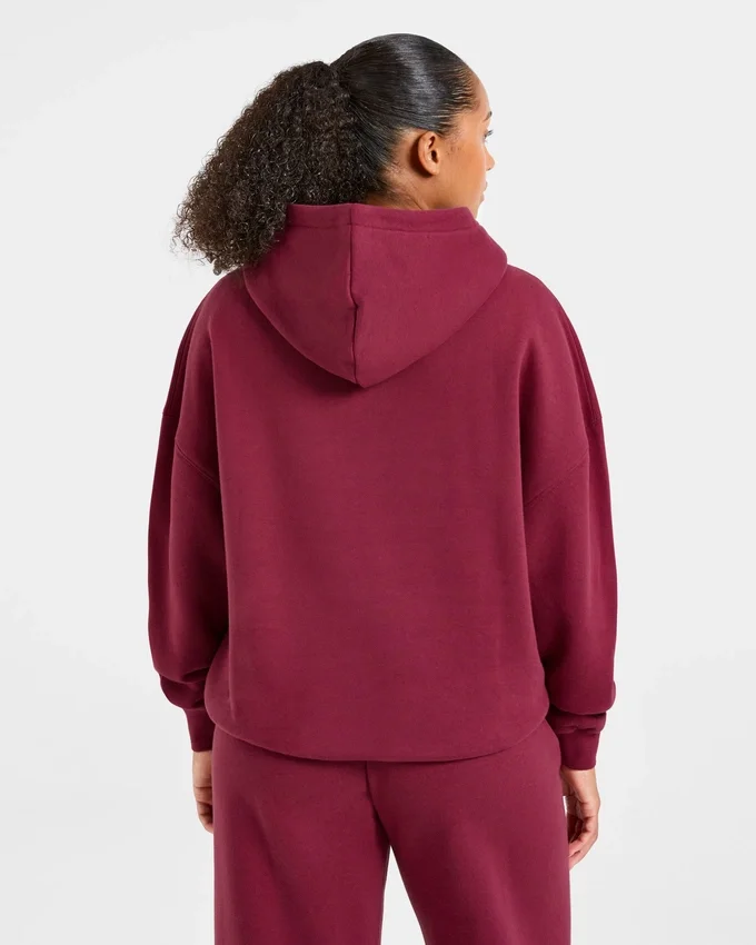 Klassisk, mjuk och oversized hoodie