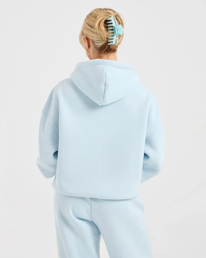 Klassisk, mjuk och oversized hoodie