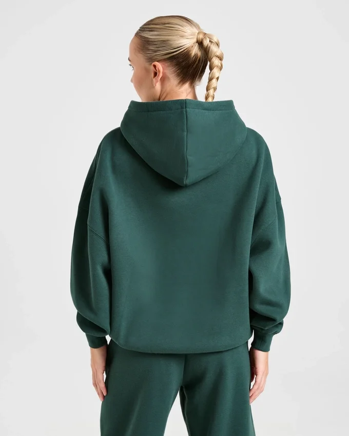 Klassisk, mjuk och oversized hoodie