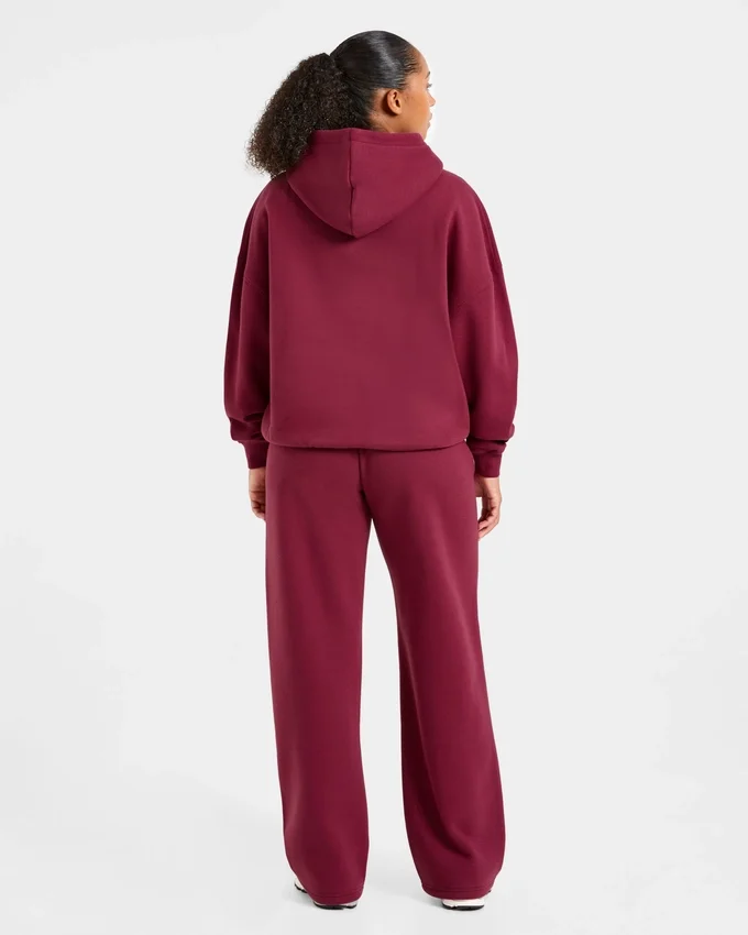 Klassisk, mjuk och oversized hoodie