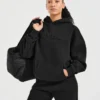 Klassisk, mjuk och oversized hoodie