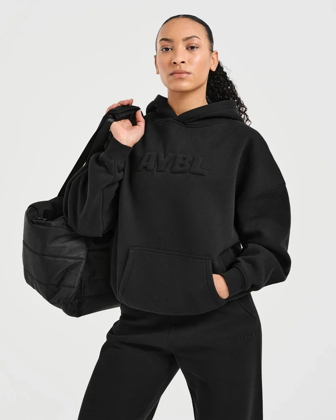 Klassisk, mjuk och oversized hoodie