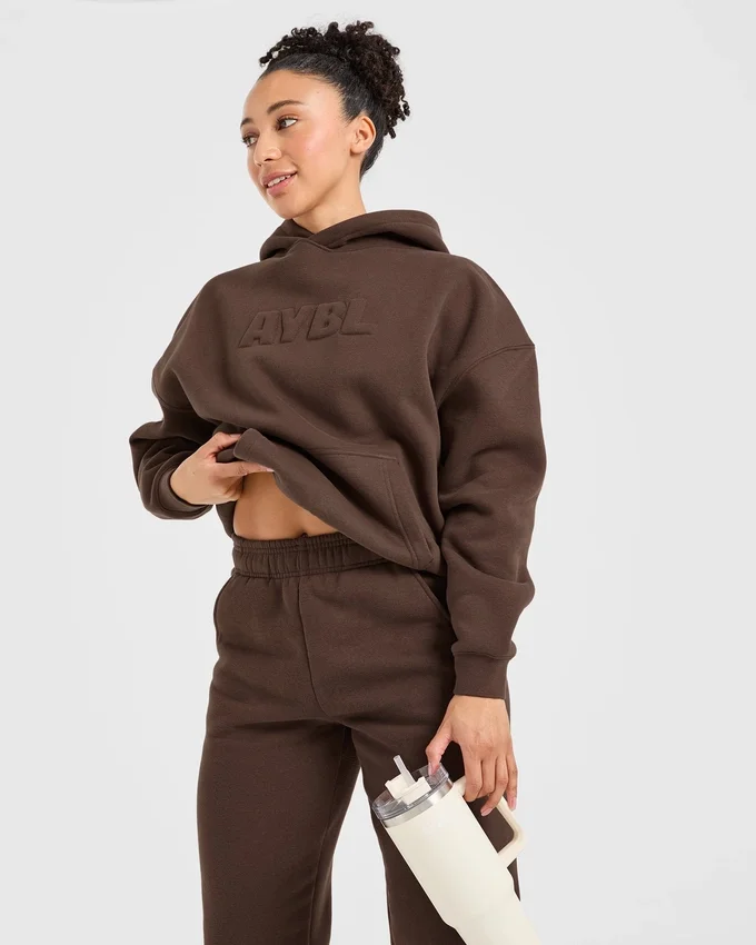 Klassisk, mjuk och oversized hoodie