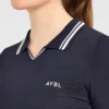 Klassisk stickad långärmad polotröja