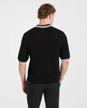Klassisk stickad polotröja