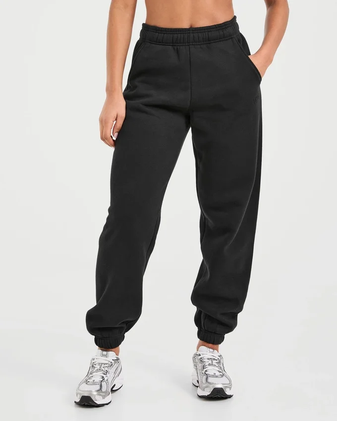 Klassiska, mjuka mjukisbyxor i oversized-modell