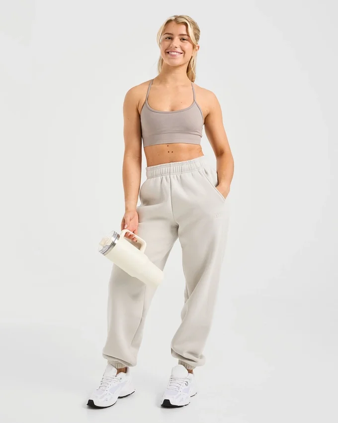 Klassiska, mjuka mjukisbyxor i oversized-modell