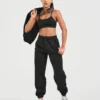 Klassiska, mjuka mjukisbyxor i oversized-modell