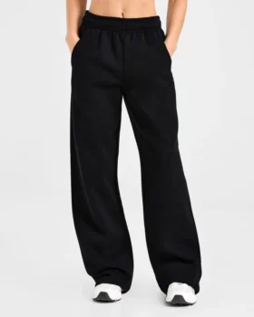 Klassiska, mjuka mjukisbyxor i oversized-modell med raka ben