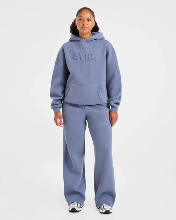 Klassiska, mjuka mjukisbyxor i oversized-modell med raka ben