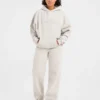 Klassiska, mjuka mjukisbyxor i oversized-modell med raka ben