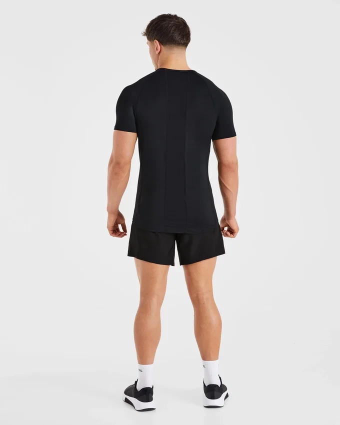 Kompressions-T-shirt med avslappnad passform