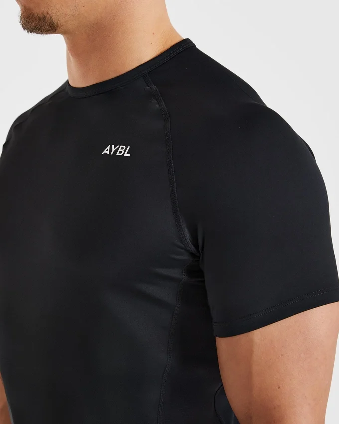 Kompressions-T-shirt med avslappnad passform