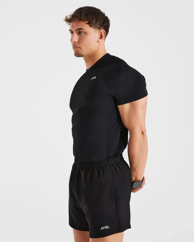 Kompressions-T-shirt med avslappnad passform