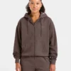 Lifestyle-hoodie i oversized-modell med dragkedja