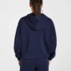 Lifestyle-hoodie i oversized-modell med dragkedja