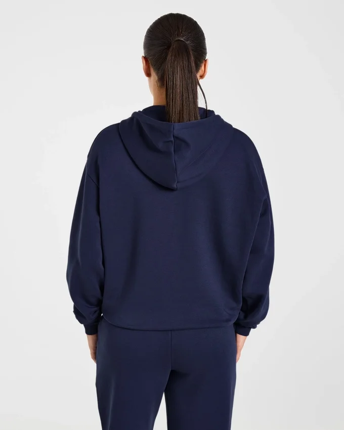Lifestyle-hoodie i oversized-modell med dragkedja