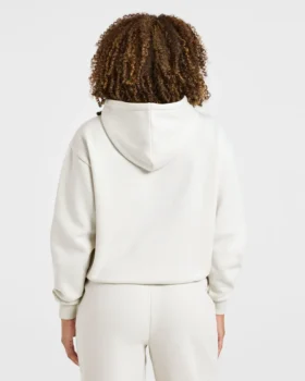 Lifestyle-hoodie i oversized-modell med dragkedja