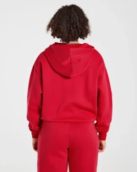 Lifestyle-hoodie i oversized-modell med dragkedja