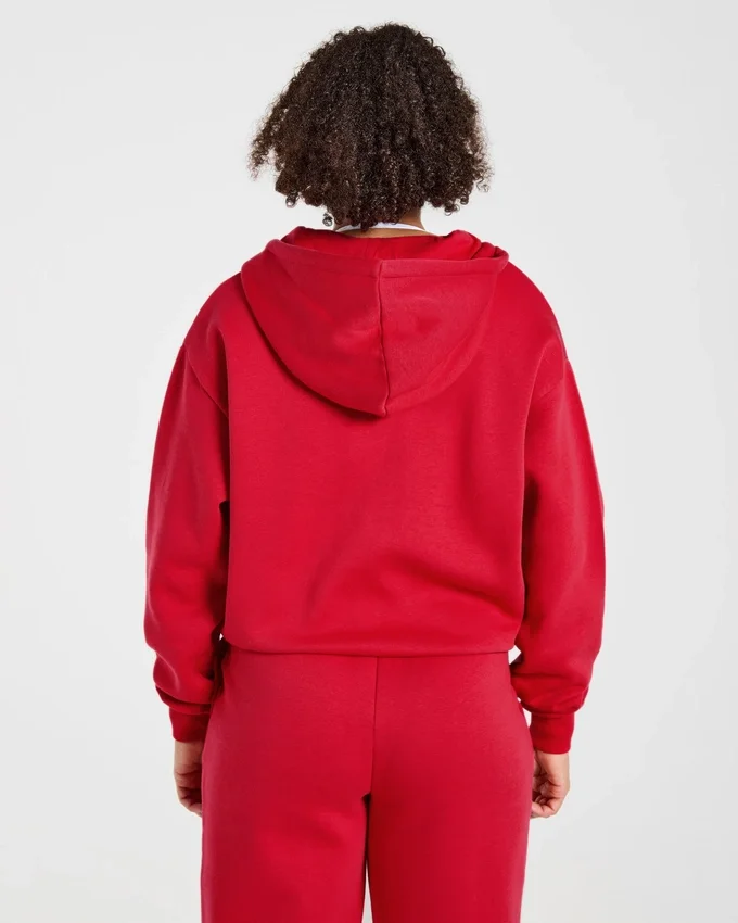 Lifestyle-hoodie i oversized-modell med dragkedja