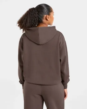 Lifestyle-hoodie i oversized-modell med dragkedja