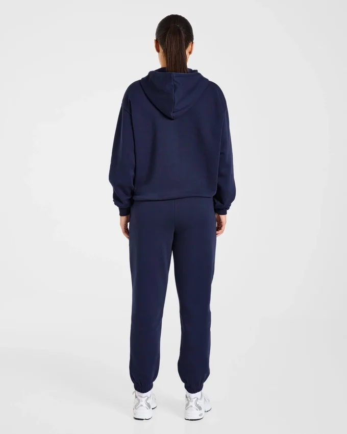 Lifestyle-hoodie i oversized-modell med dragkedja