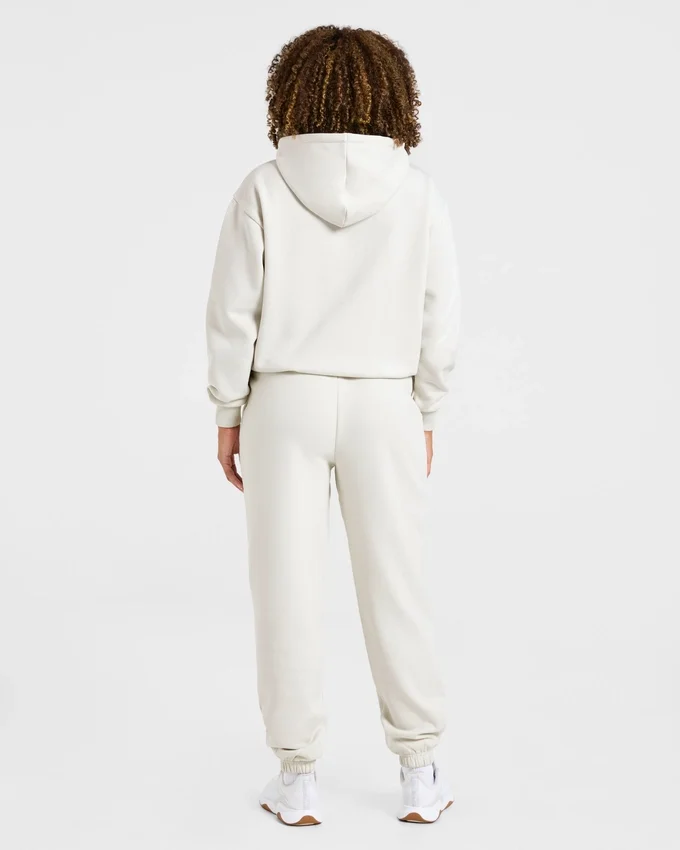 Lifestyle-hoodie i oversized-modell med dragkedja