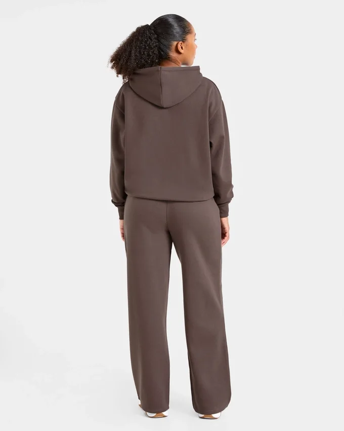 Lifestyle-hoodie i oversized-modell med dragkedja