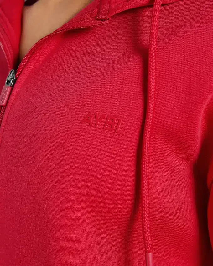 Lifestyle-hoodie i oversized-modell med dragkedja