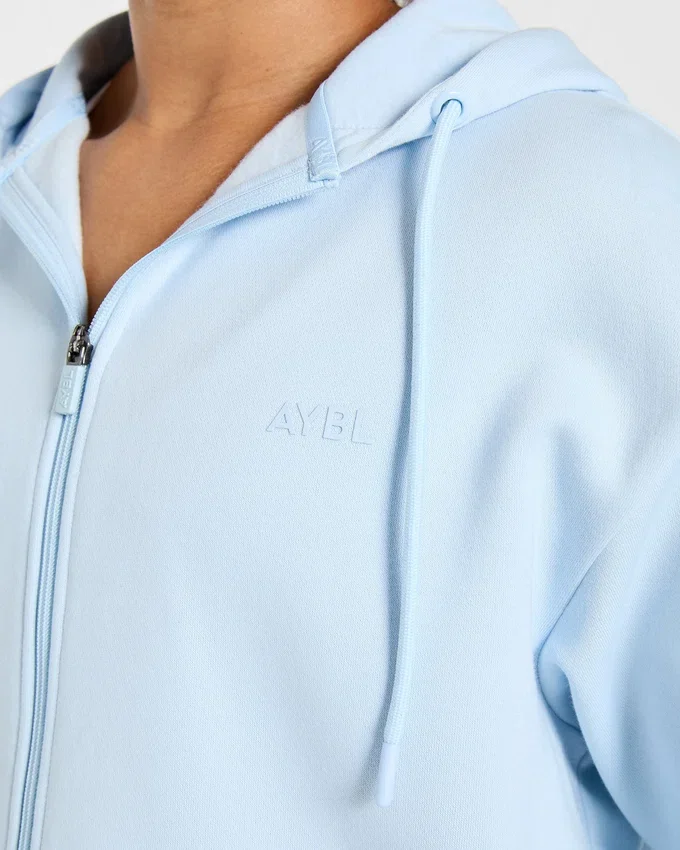 Lifestyle-hoodie i oversized-modell med dragkedja