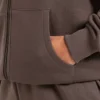 Lifestyle-hoodie i oversized-modell med dragkedja