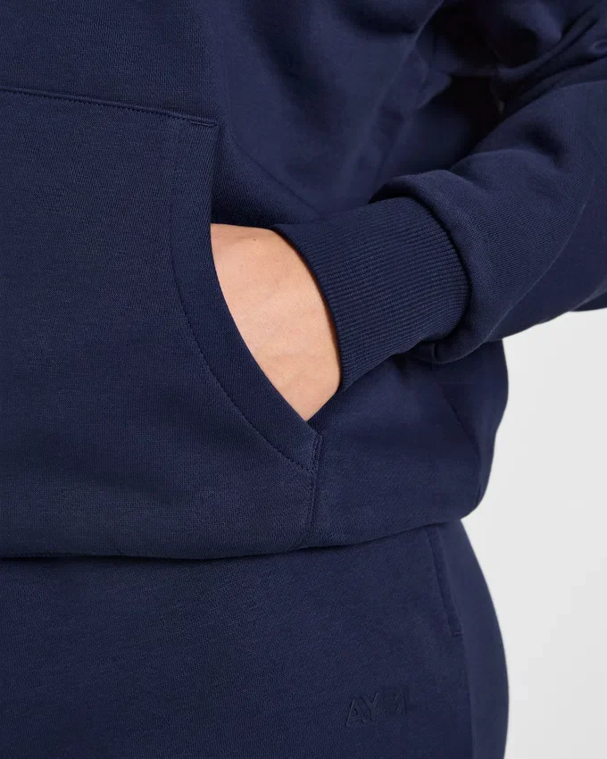 Lifestyle-hoodie i oversized-modell med dragkedja