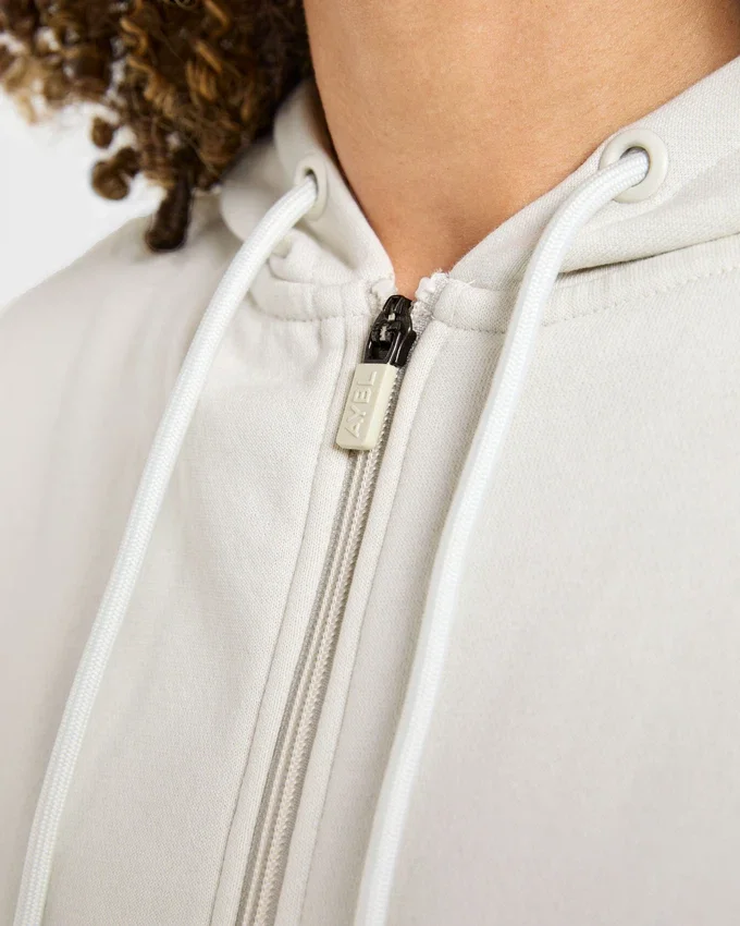 Lifestyle-hoodie i oversized-modell med dragkedja