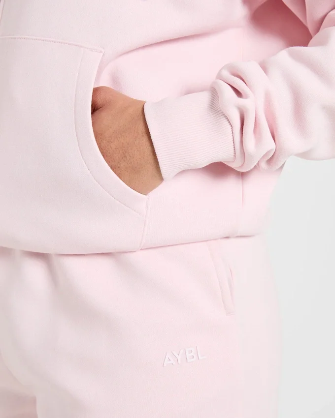 Lifestyle-hoodie i oversized-modell med dragkedja