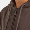 Lifestyle-hoodie i oversized-modell med dragkedja