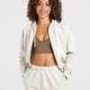 Lifestyle-hoodie i oversized-modell med dragkedja