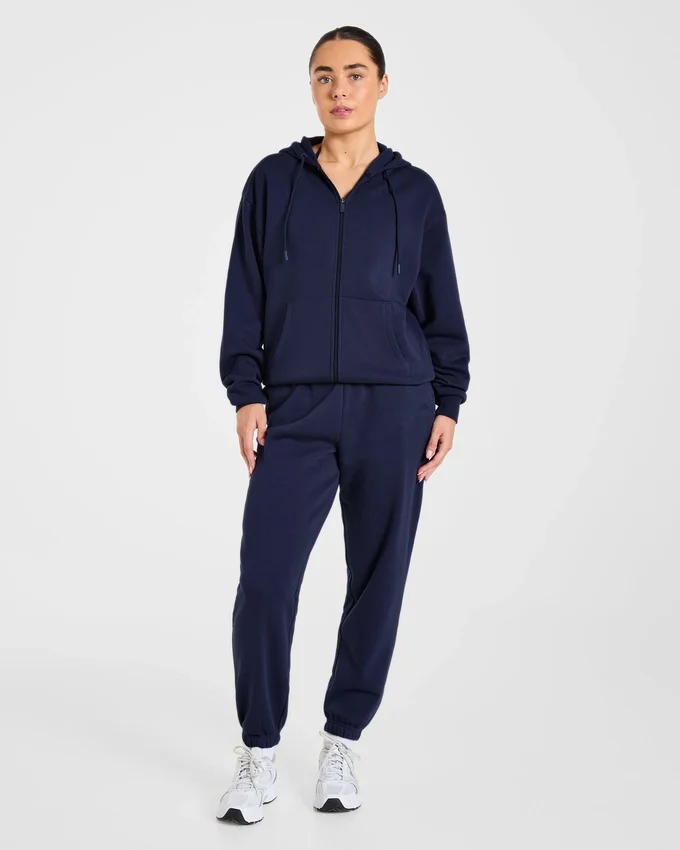Lifestyle-mjukisbyxor i oversized-modell
