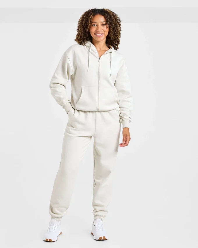 Lifestyle-mjukisbyxor i oversized-modell