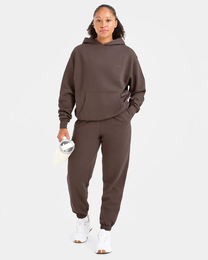 Lifestyle-mjukisbyxor i oversized-modell
