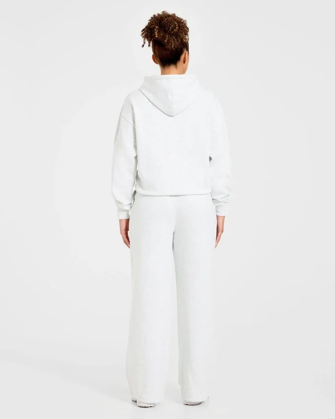 Lifestyle-hoodie i oversized-modell med dragkedja