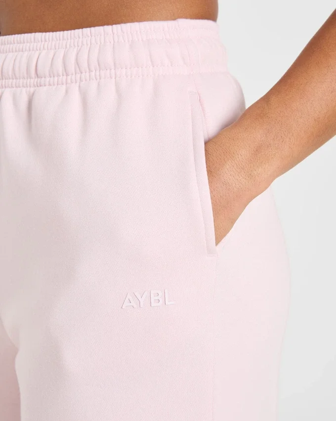 Lifestyle-mjukisbyxor med raka ben i oversized-passform