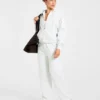 Lifestyle-mjukisbyxor med raka ben i oversized-passform