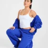 Lifestyle-mjukisbyxor med raka ben i oversized-passform