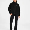 Oversized fleecejacka med dragkedja