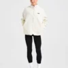 Oversized fleecejacka med dragkedja