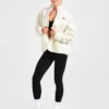 Oversized fleecejacka med dragkedja