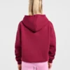 Oversized-hoodie med broderad text