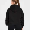 Oversized-hoodie med broderad text