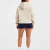 Oversized-hoodie med broderad text