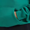 Oversized-hoodie med broderad text